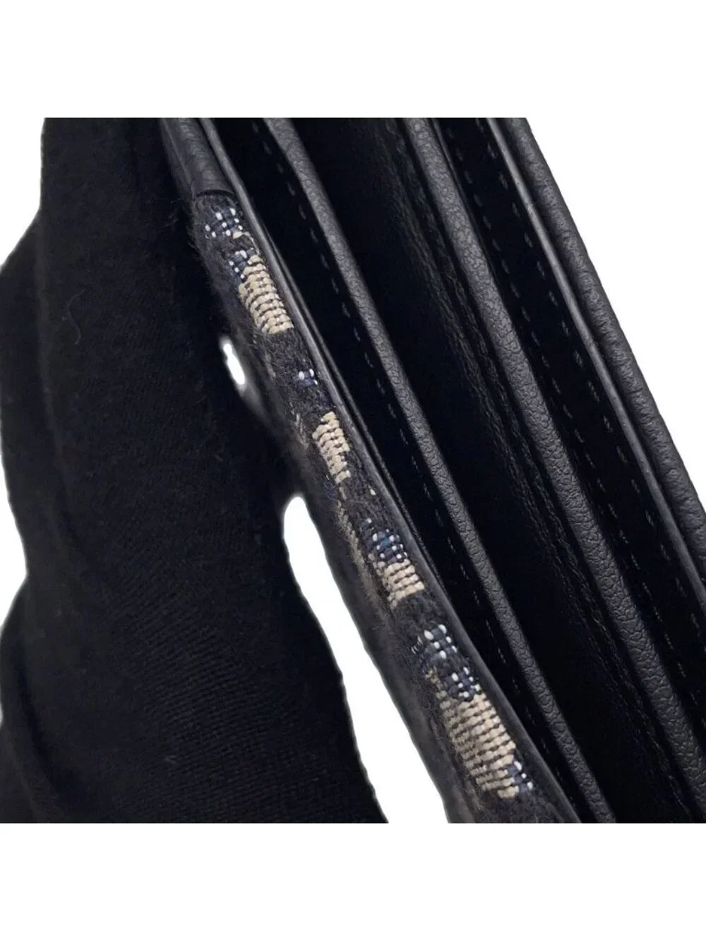 Dior Bifold Wallet Saddle Jacquard Black